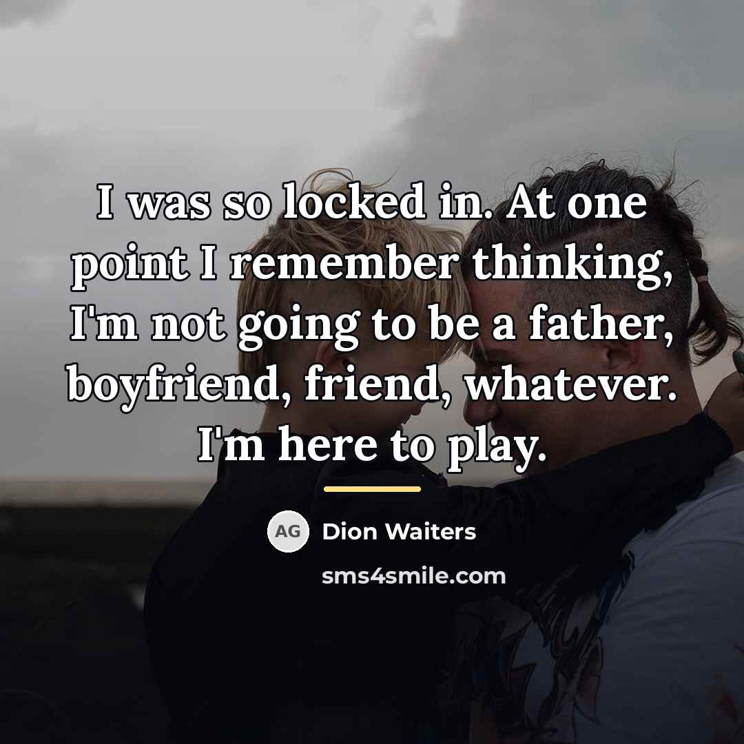 “I was so locked in. At one point I remember…” quote by Dion Waiters