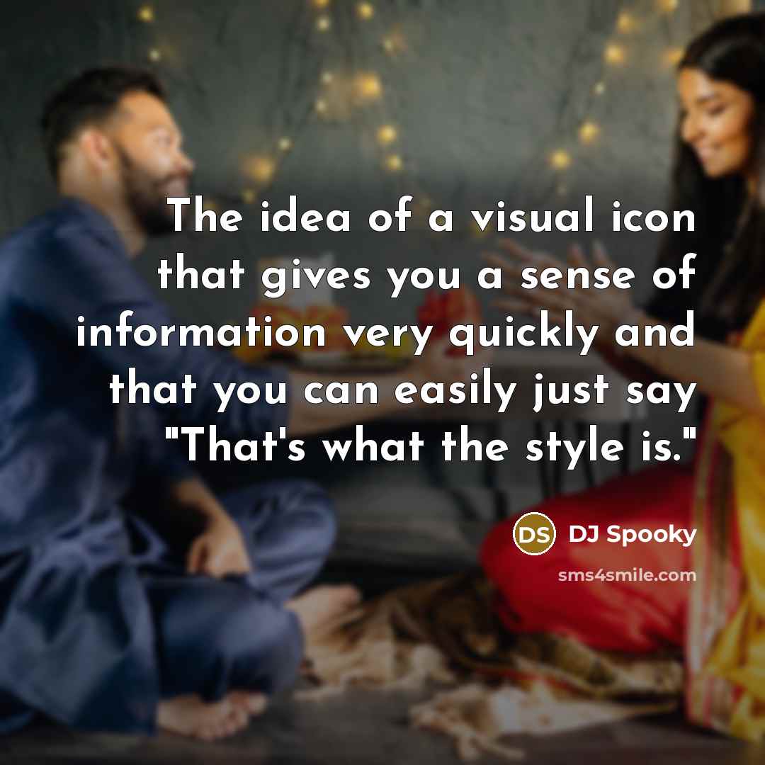“The idea of a visual icon that gives you a…” quote by DJ Spooky