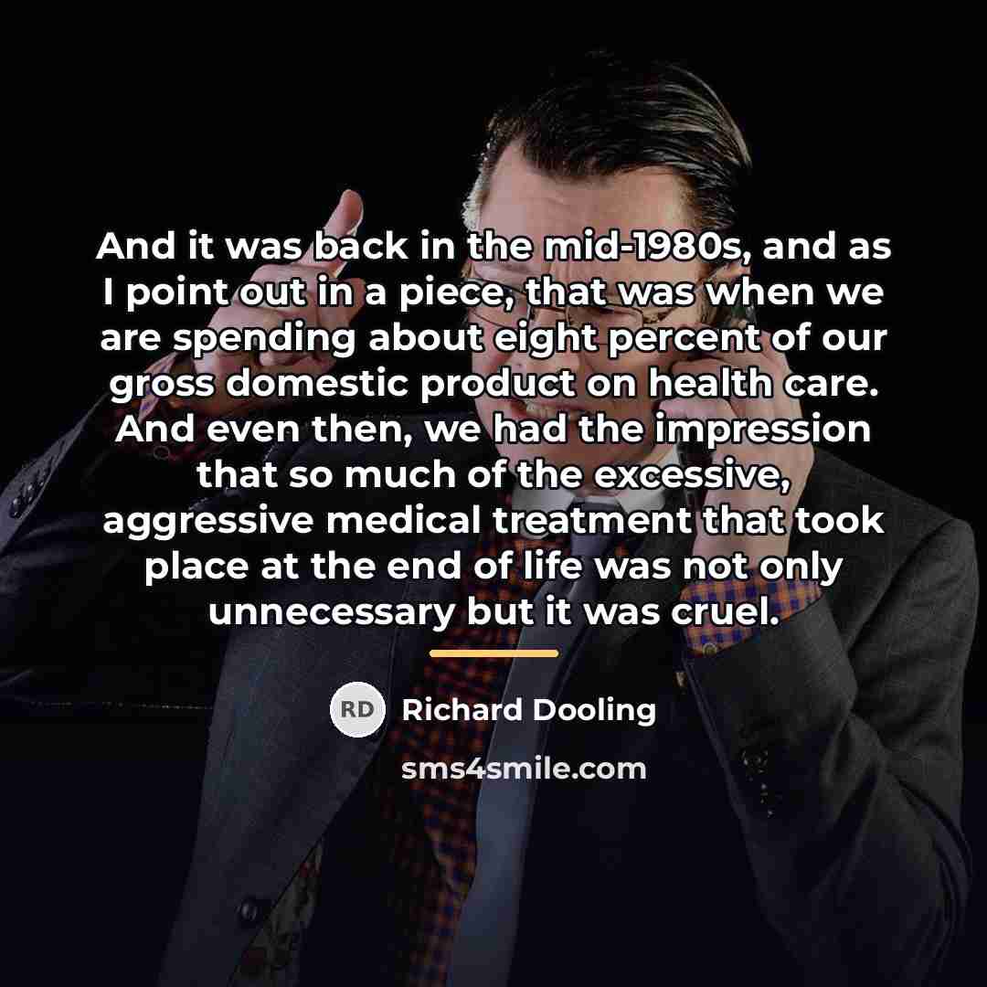 “And it was back in the mid-1980s, and as I…” quote by Richard Dooling