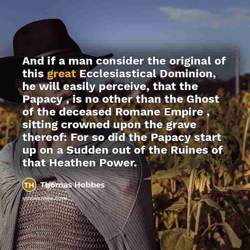 “And if a man consider the original of this great…” quote by Thomas Hobbes
