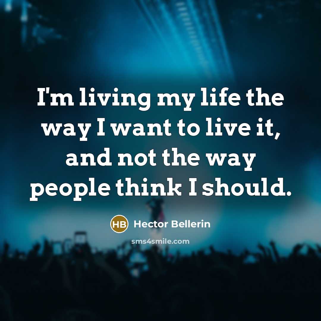 “I'm living my life the way I want to live…” quote by Hector Bellerin