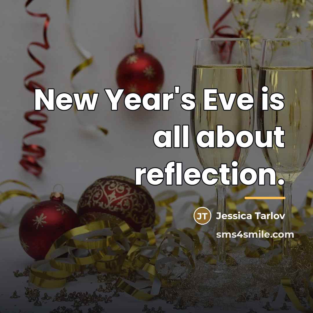 “New Year's Eve is all about reflection.…” quote by Jessica Tarlov