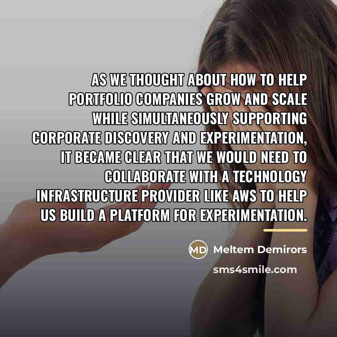 “As we thought about how to help portfolio companies grow…” quote by Meltem Demirors