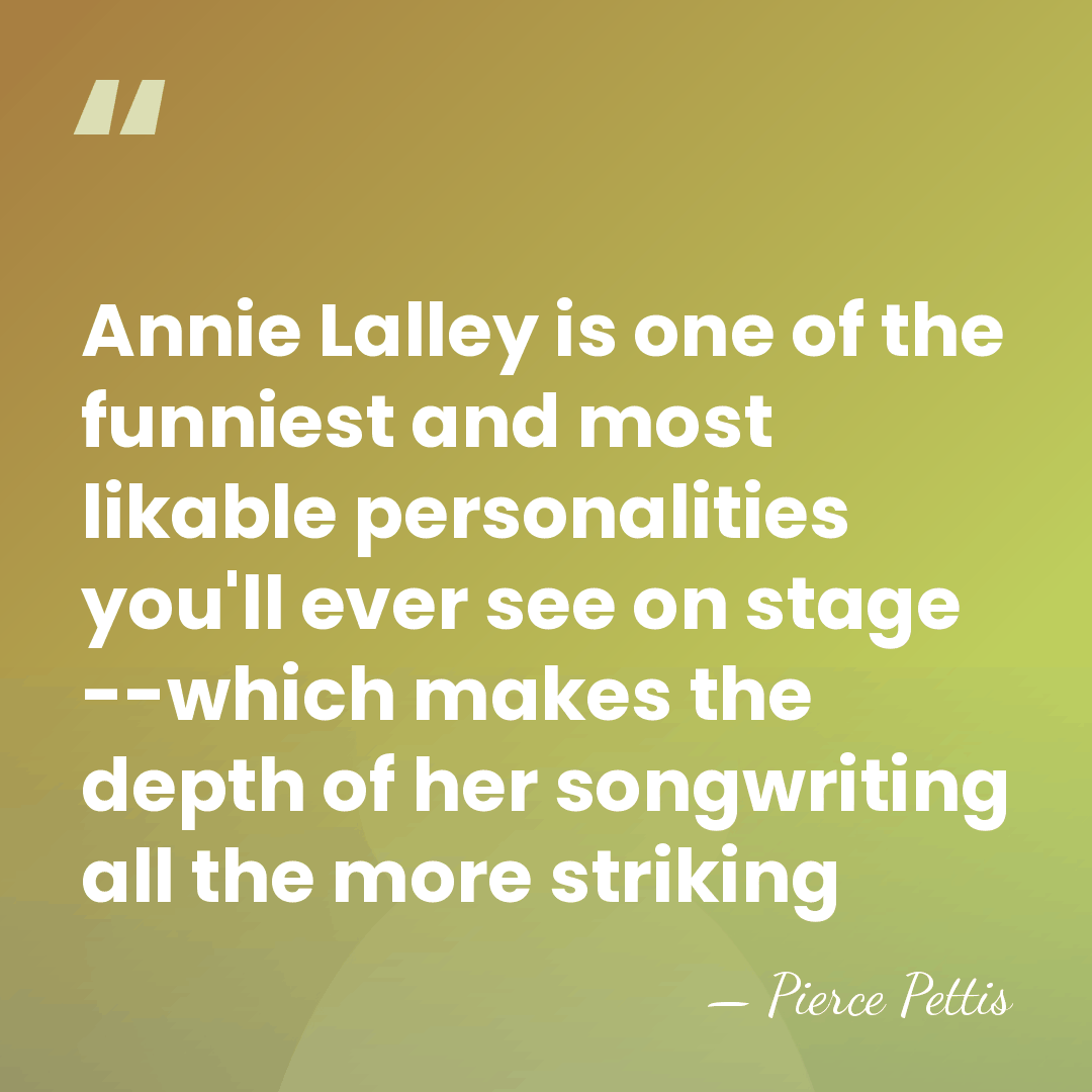 Annie Lalley is one of the funniest and most likable personalities you'll&hellip; - Pierce Pettis