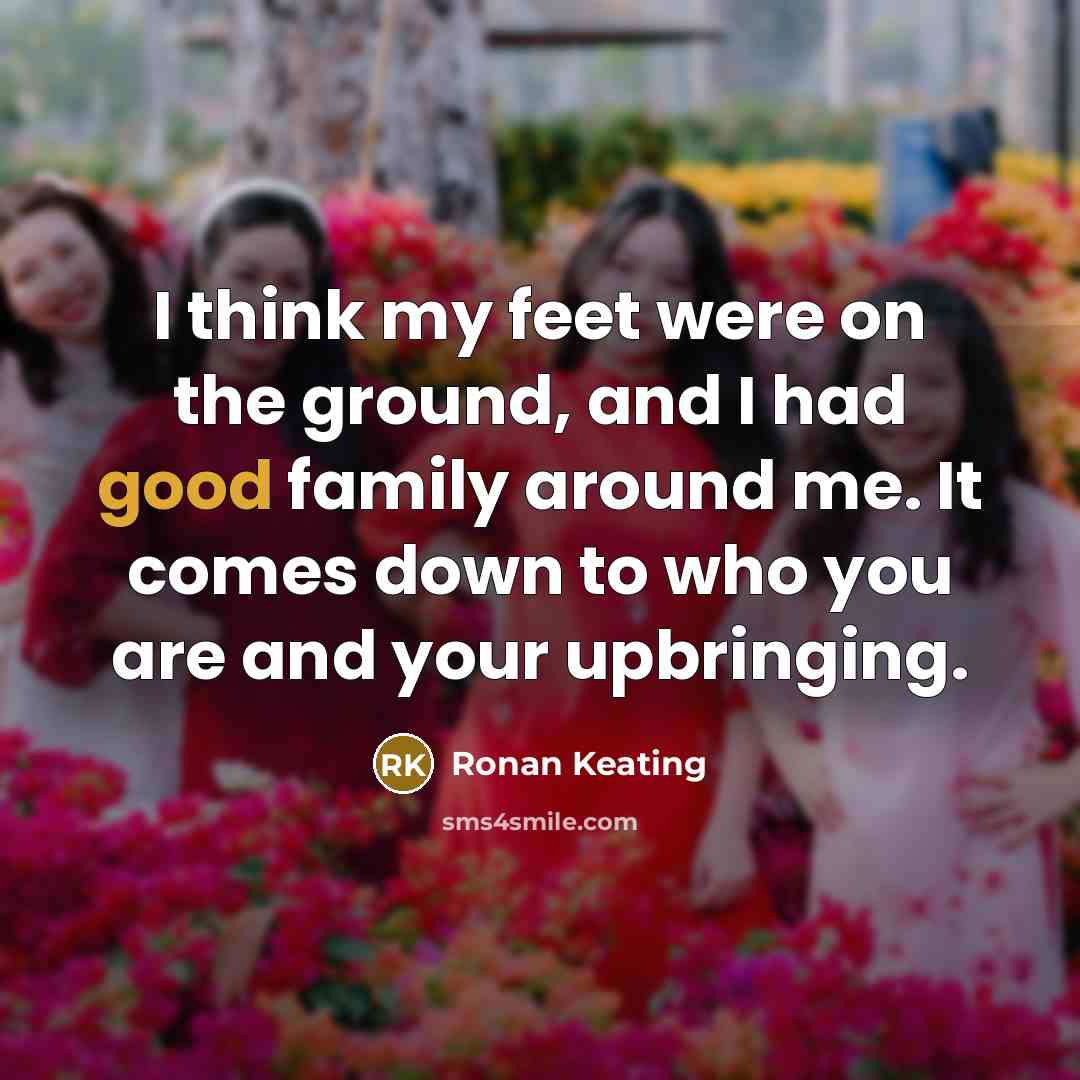 “I think my feet were on the ground, and I…” quote by Ronan Keating