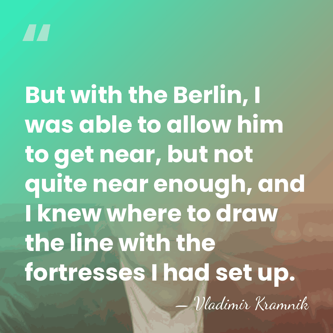 But with the Berlin, I was able to allow him to get&hellip; - Vladimir Kramnik