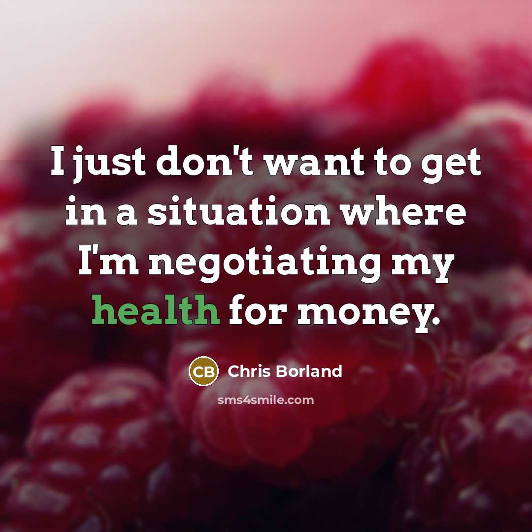 “I just don't want to get in a situation where…” quote by Chris Borland