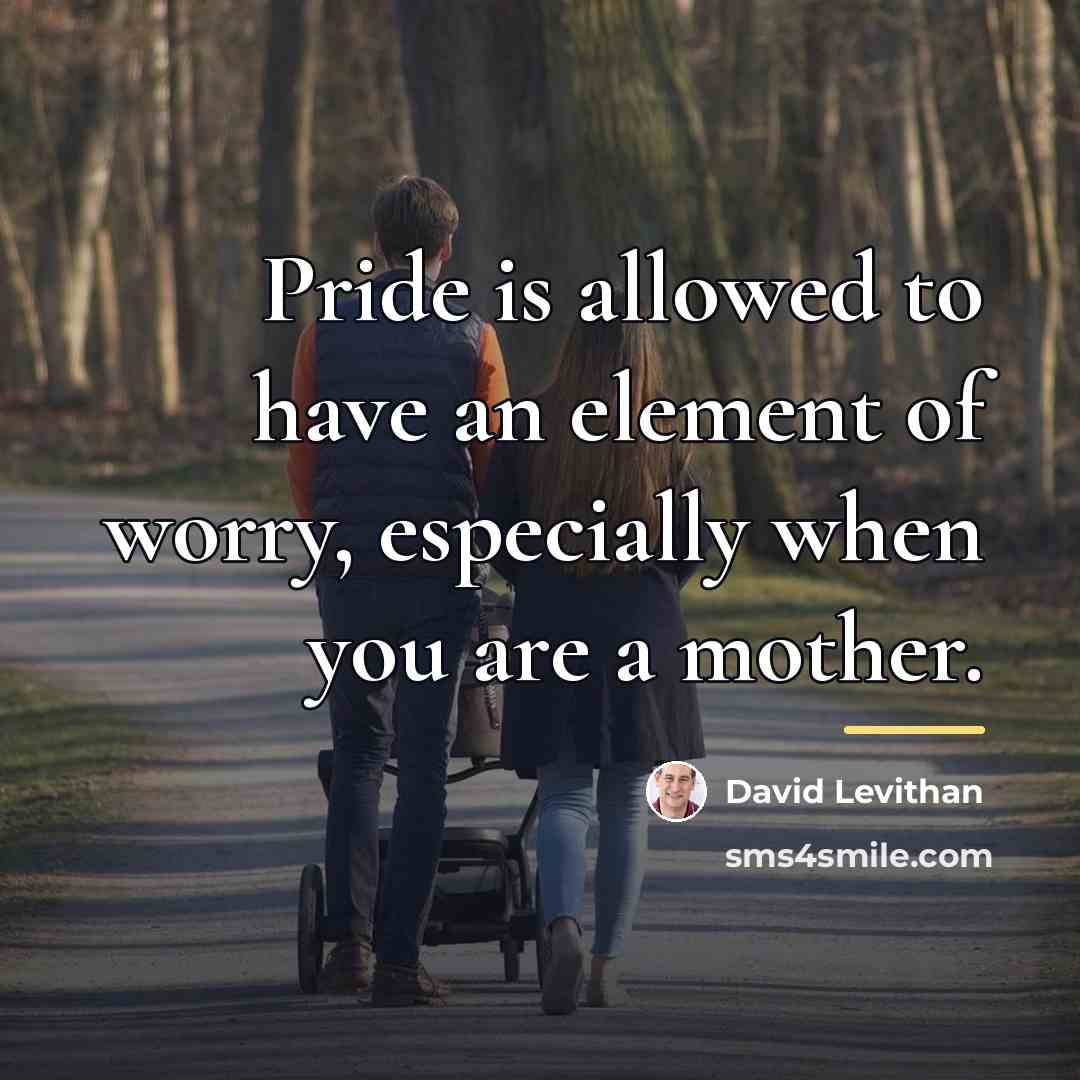 “Pride is allowed to have an element of worry, especially…” quote by David Levithan