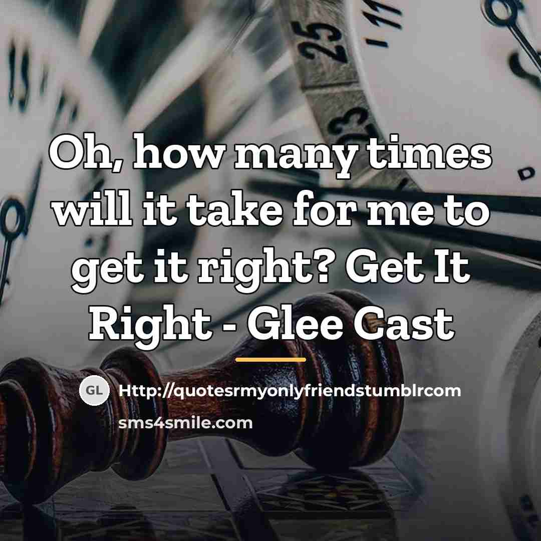 “Oh, how many times will it take for me to…” quote by Http://quotesrmyonlyfriendstumblrcom