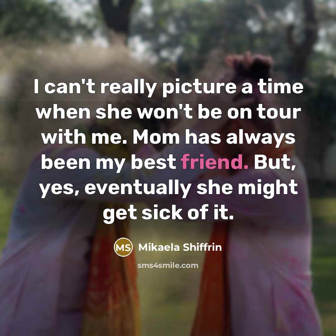 “I can't really picture a time when she won't be…” quote by Mikaela Shiffrin