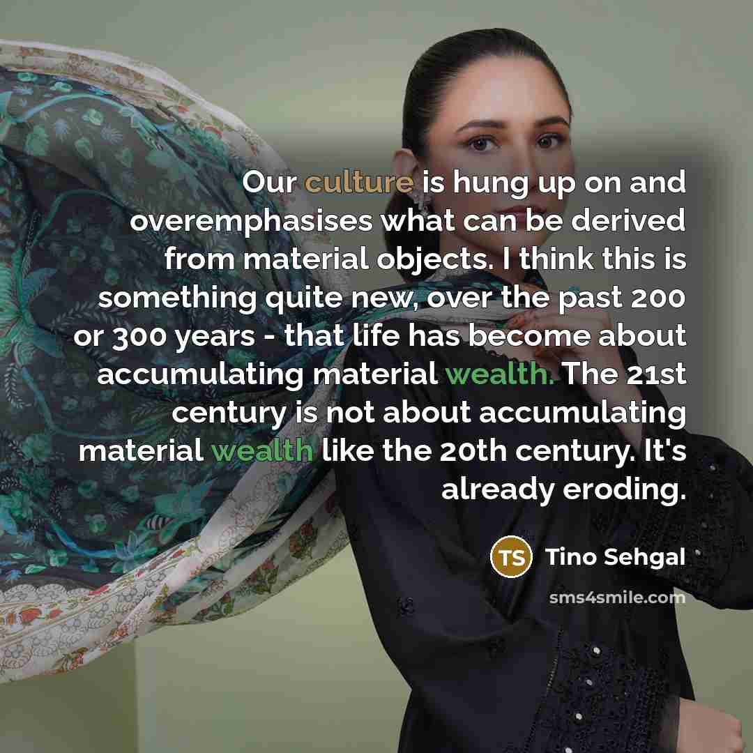 “Our culture is hung up on and overemphasises what can…” quote by Tino Sehgal