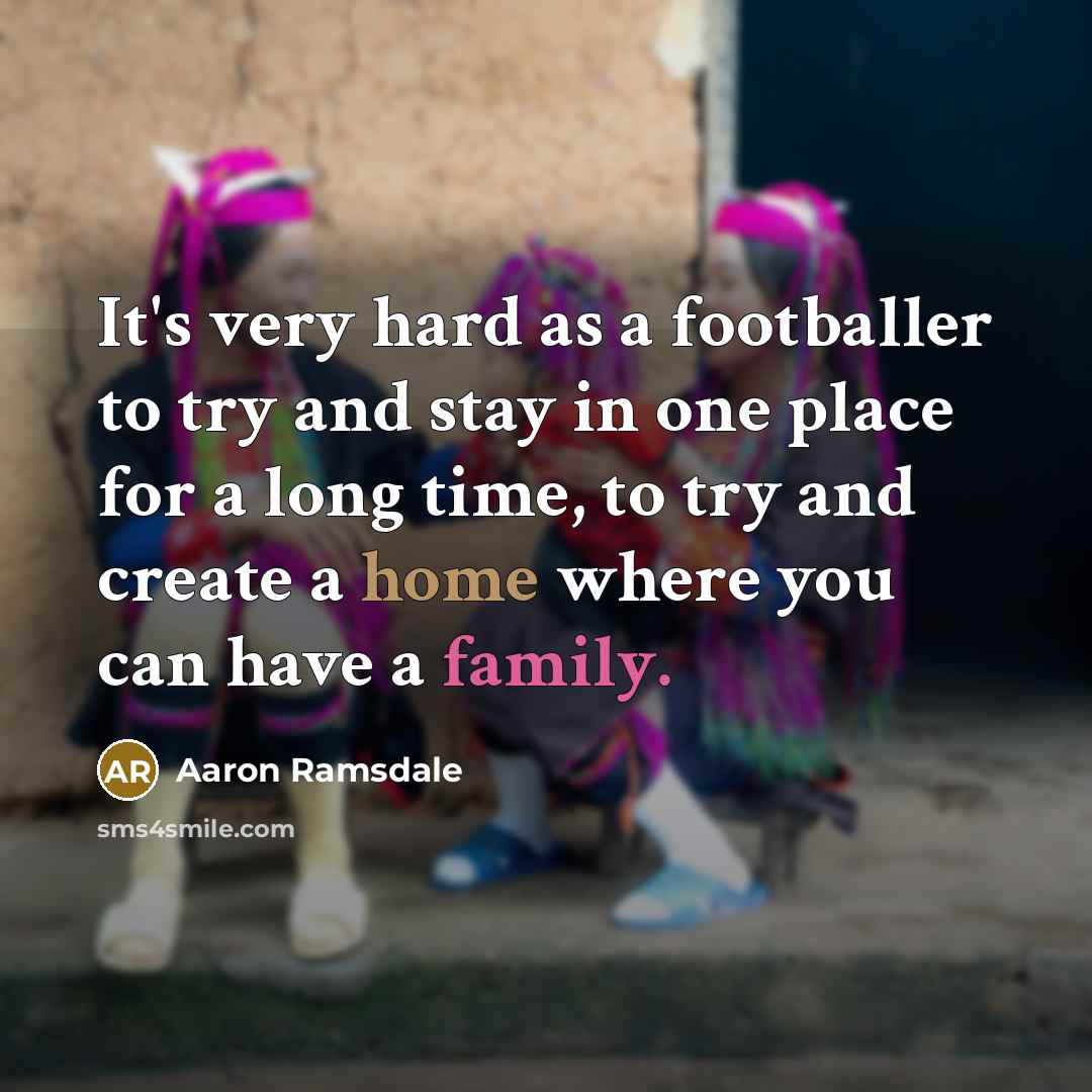 “It's very hard as a footballer to try and stay…” quote by Aaron Ramsdale