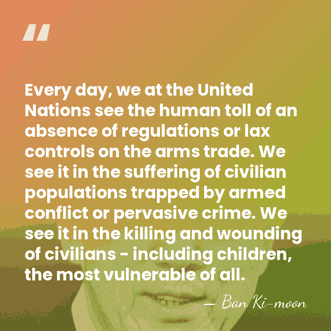 Every day, we at the United Nations see the human toll of&hellip; - Ban Ki-moon