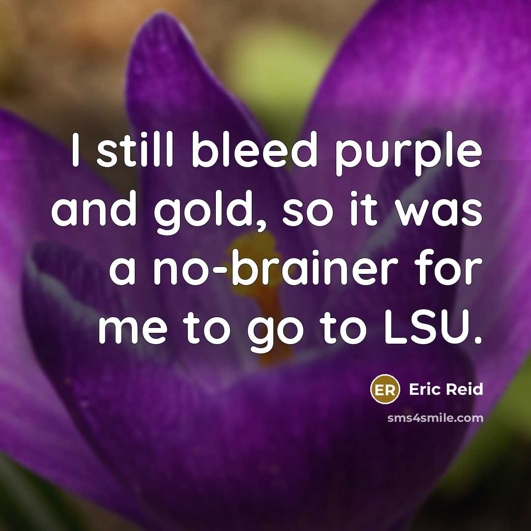 “I still bleed purple and gold, so it was a…” quote by Eric Reid