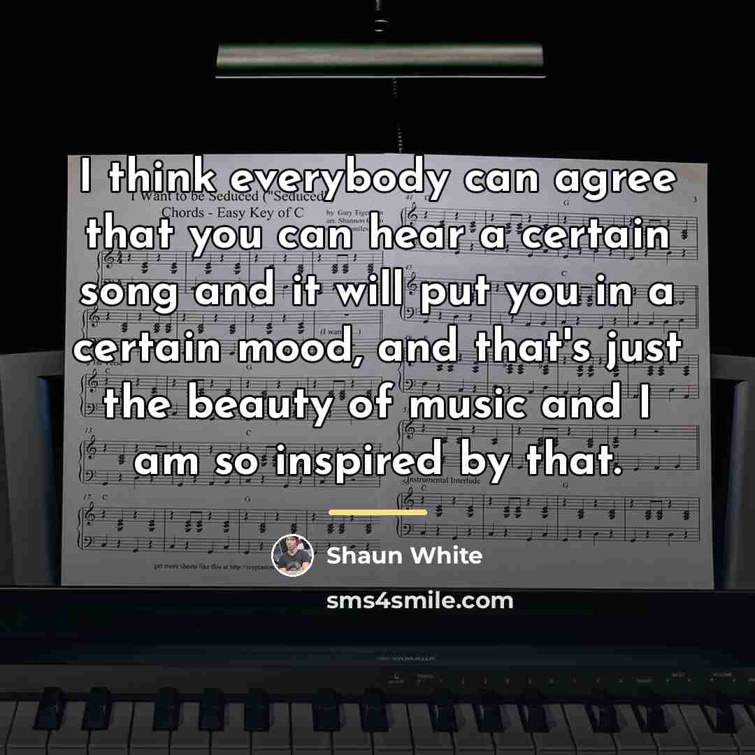 “I think everybody can agree that you can hear a…” quote by Shaun White