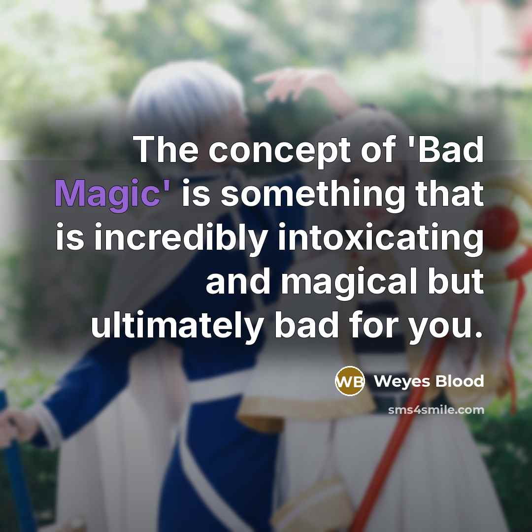 “The concept of 'Bad Magic' is something that is incredibly…” quote by Weyes Blood