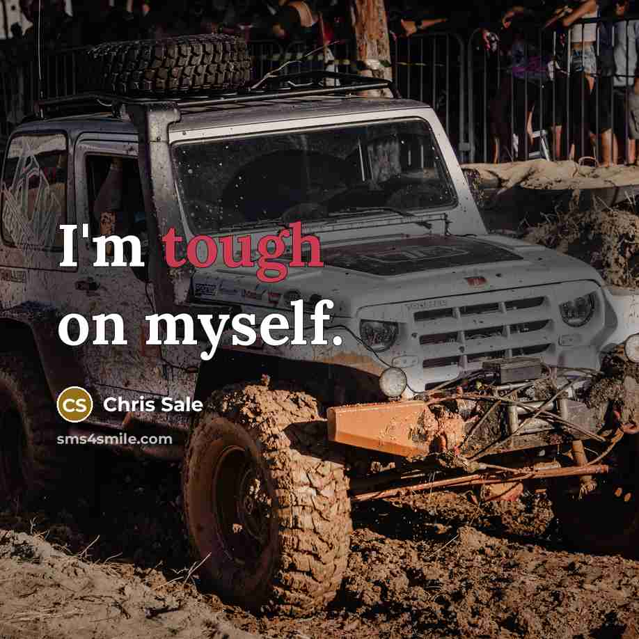 “I'm tough on myself.…” quote by Chris Sale
