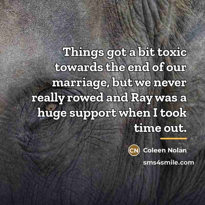 “Things got a bit toxic towards the end of our…” quote by Coleen Nolan