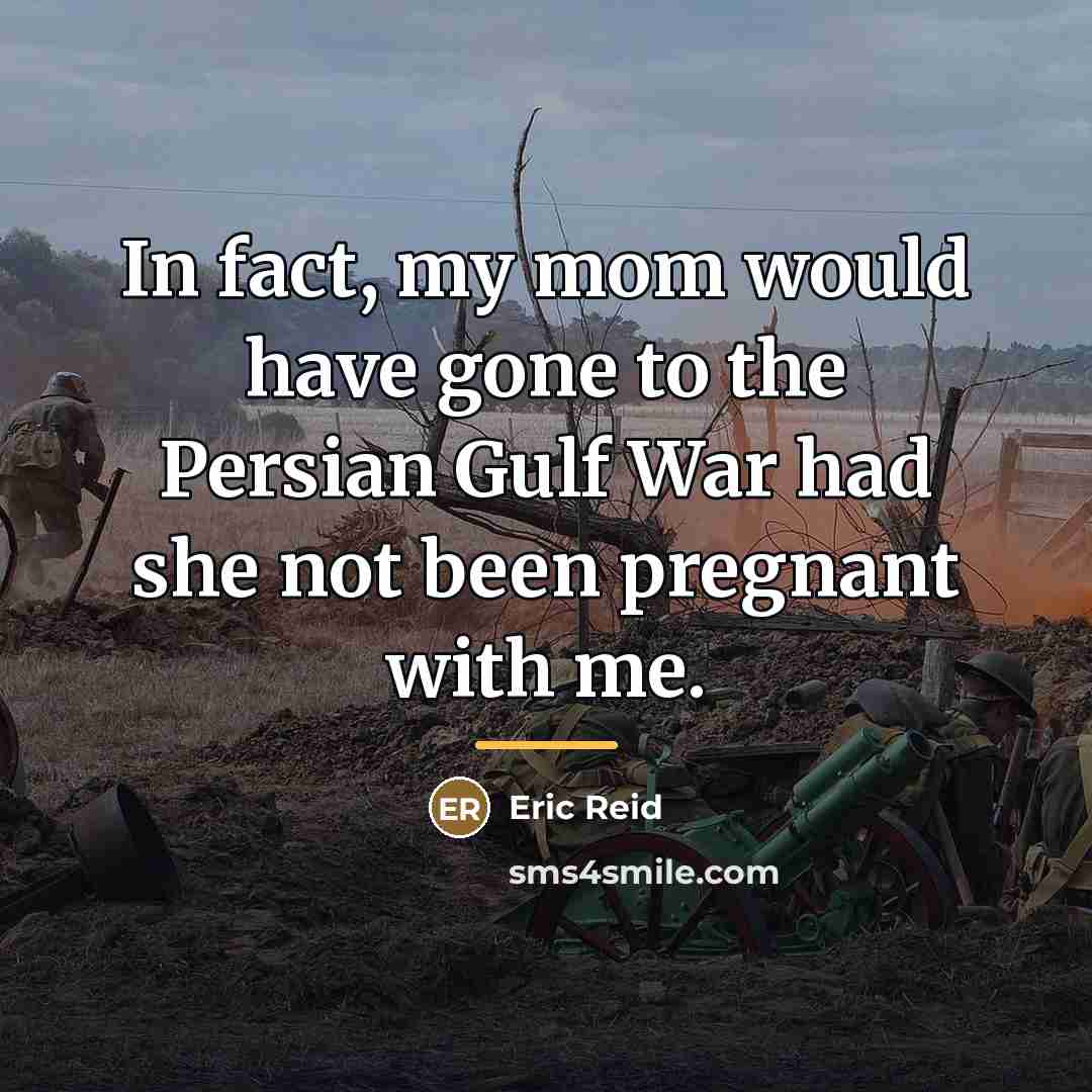 “In fact, my mom would have gone to the Persian…” quote by Eric Reid