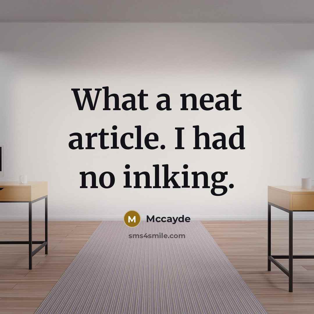 “What a neat article. I had no inlking.” quote by Mccayde