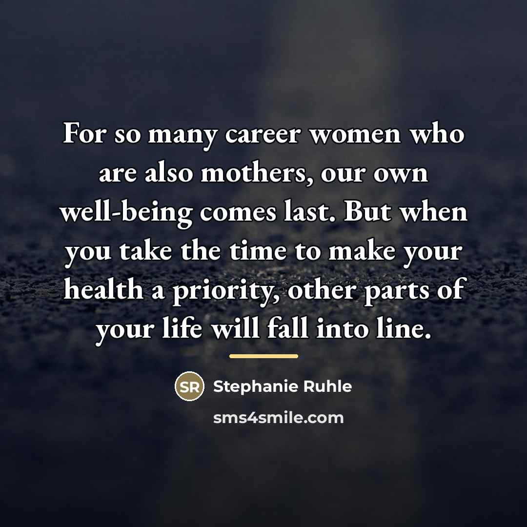 “For so many career women who are also mothers, our…” quote by Stephanie Ruhle