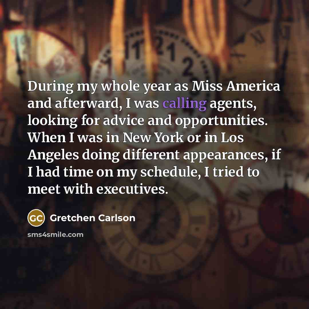 “During my whole year as Miss America and afterward, I…” quote by Gretchen Carlson
