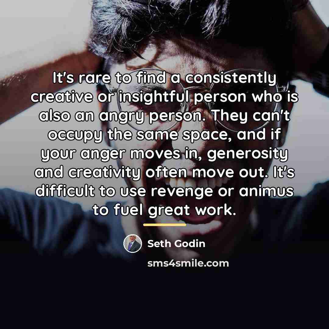 “It's rare to find a consistently creative or insightful person…” quote by Seth Godin