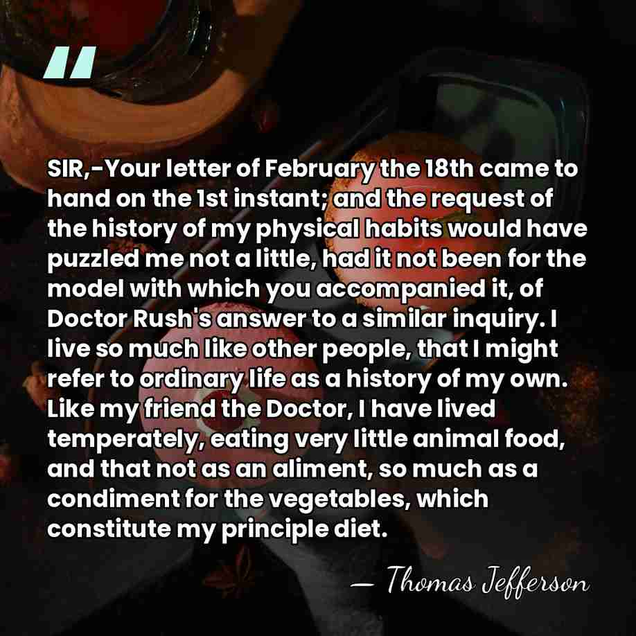 SIR,-Your letter of February the 18th came to hand on the 1st&hellip; - Thomas Jefferson