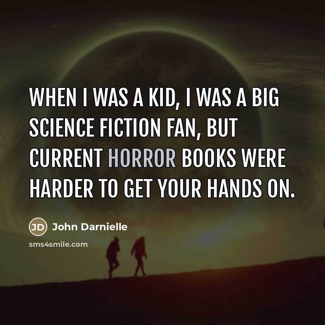 “When I was a kid, I was a big science…” quote by John Darnielle