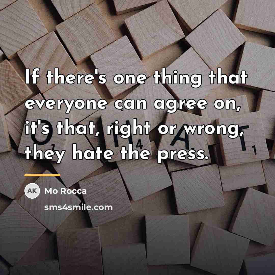 “If there's one thing that everyone can agree on, it's…” quote by Mo Rocca