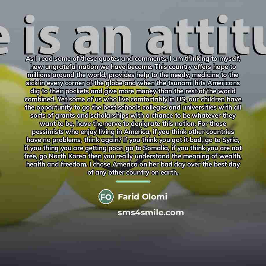 “As I read some of these quotes and comments, I…” quote by Farid Olomi