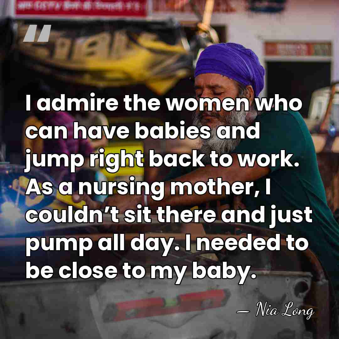 I admire the women who can have babies and jump right back&hellip; - Nia Long
