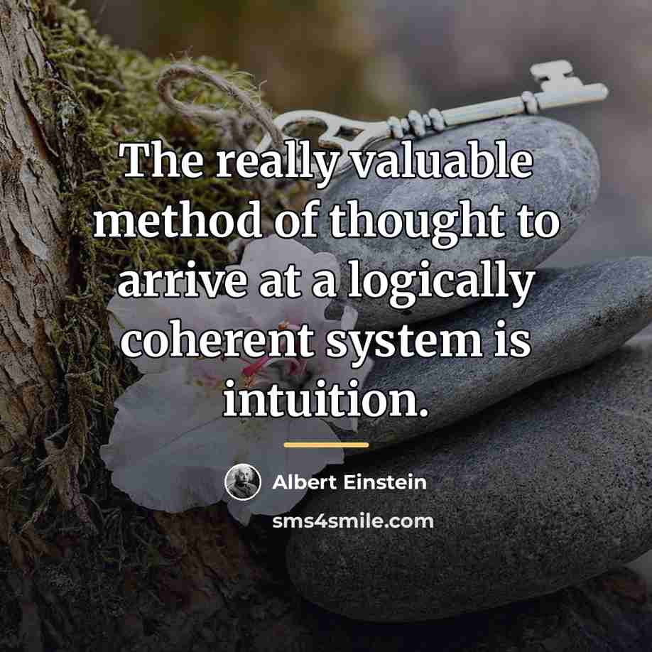 “The really valuable method of thought to arrive at a…” quote by Albert Einstein