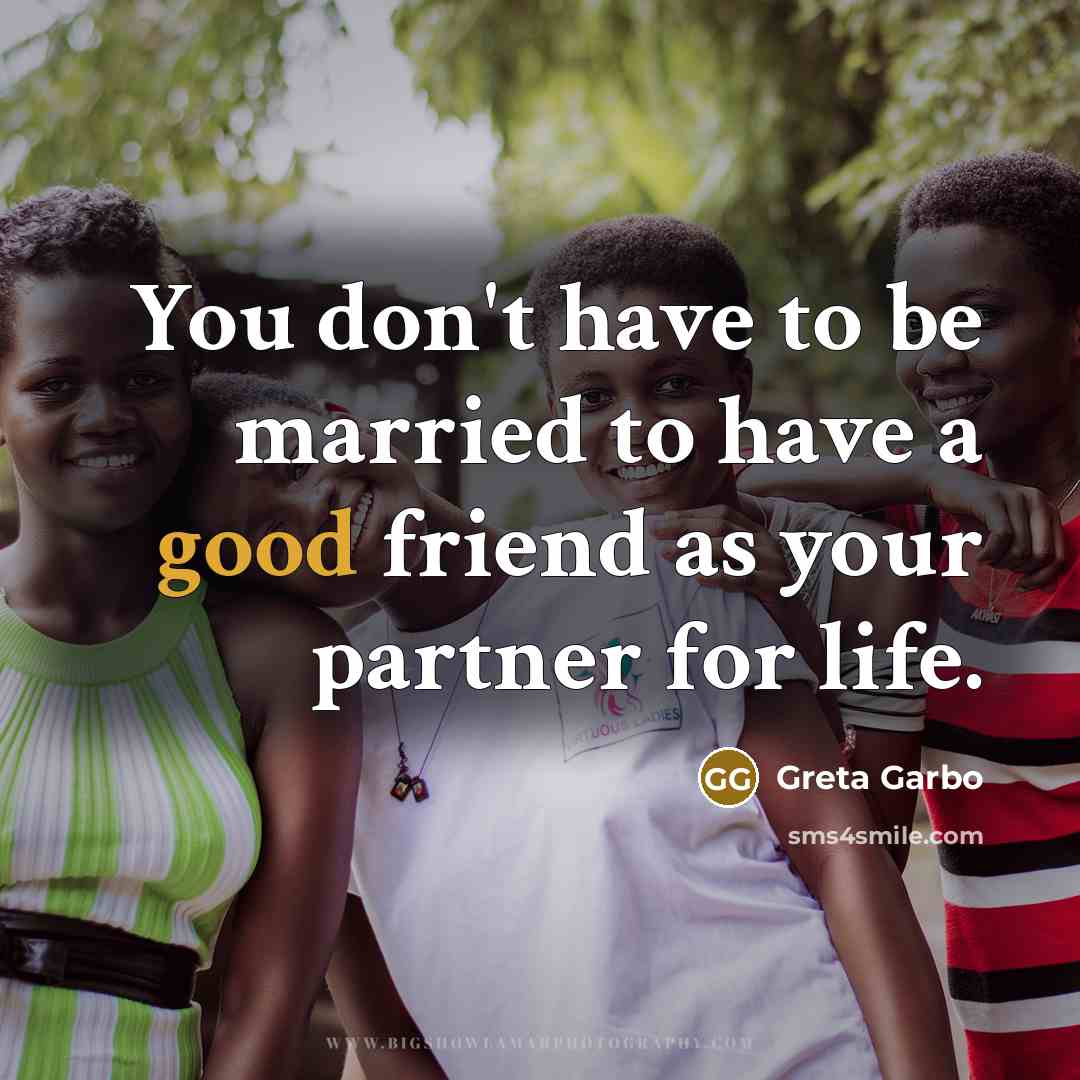 “You don't have to be married to have a good…” quote by Greta Garbo
