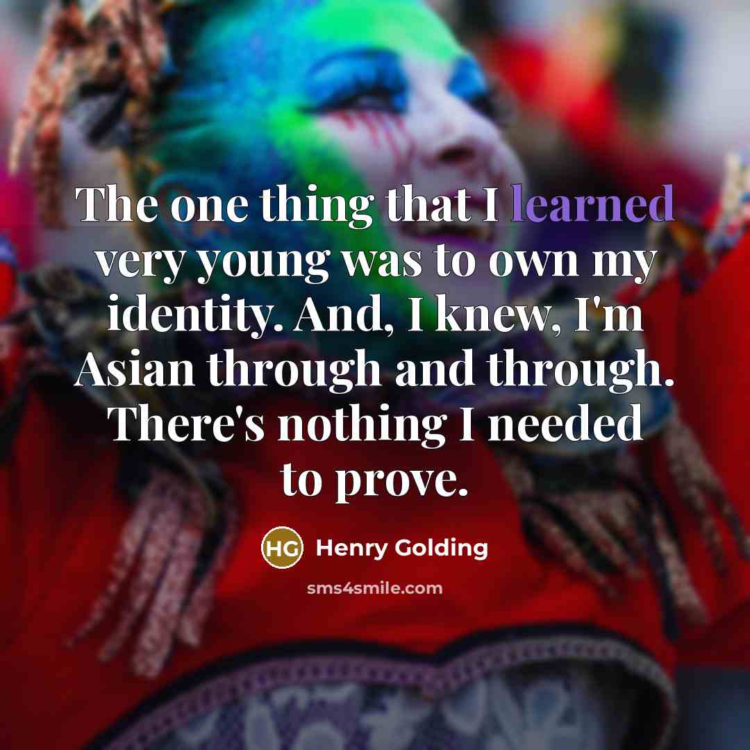 “The one thing that I learned very young was to…” quote by Henry Golding