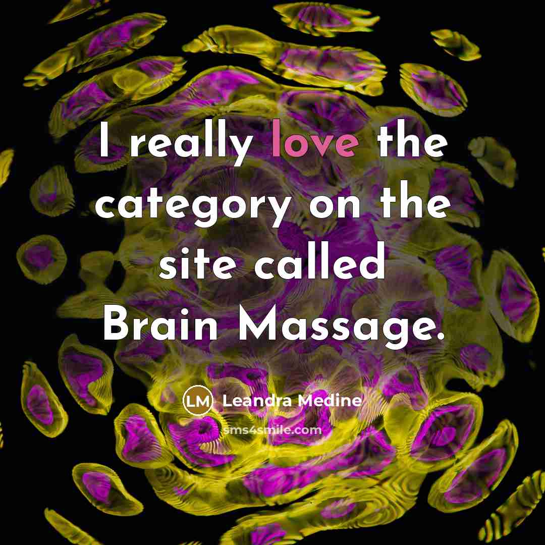 “I really love the category on the site called Brain…” quote by Leandra Medine