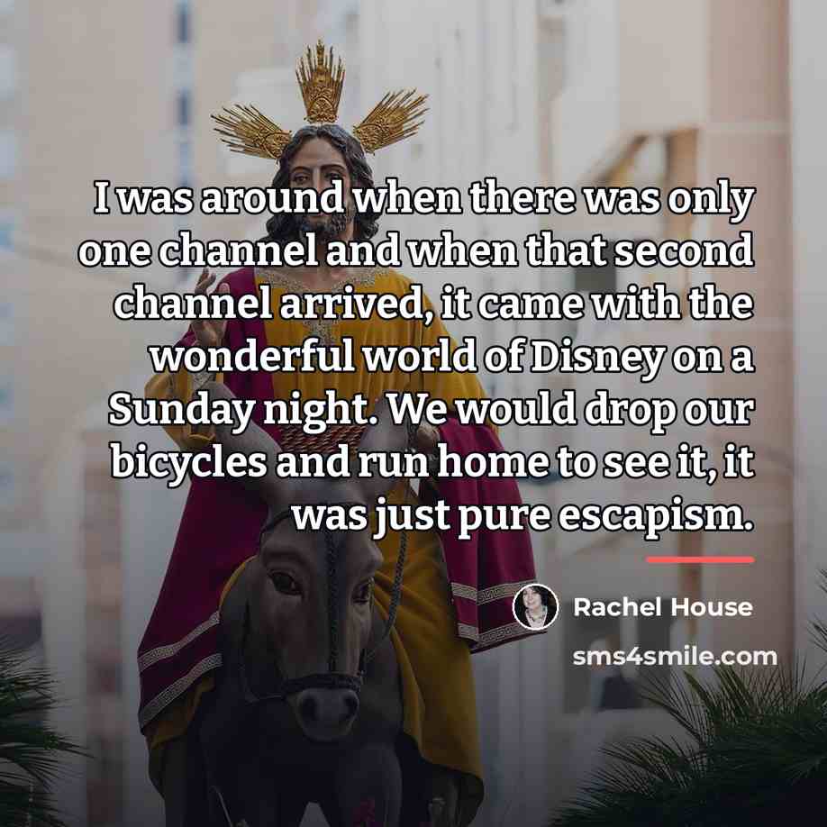 “I was around when there was only one channel and…” quote by Rachel House