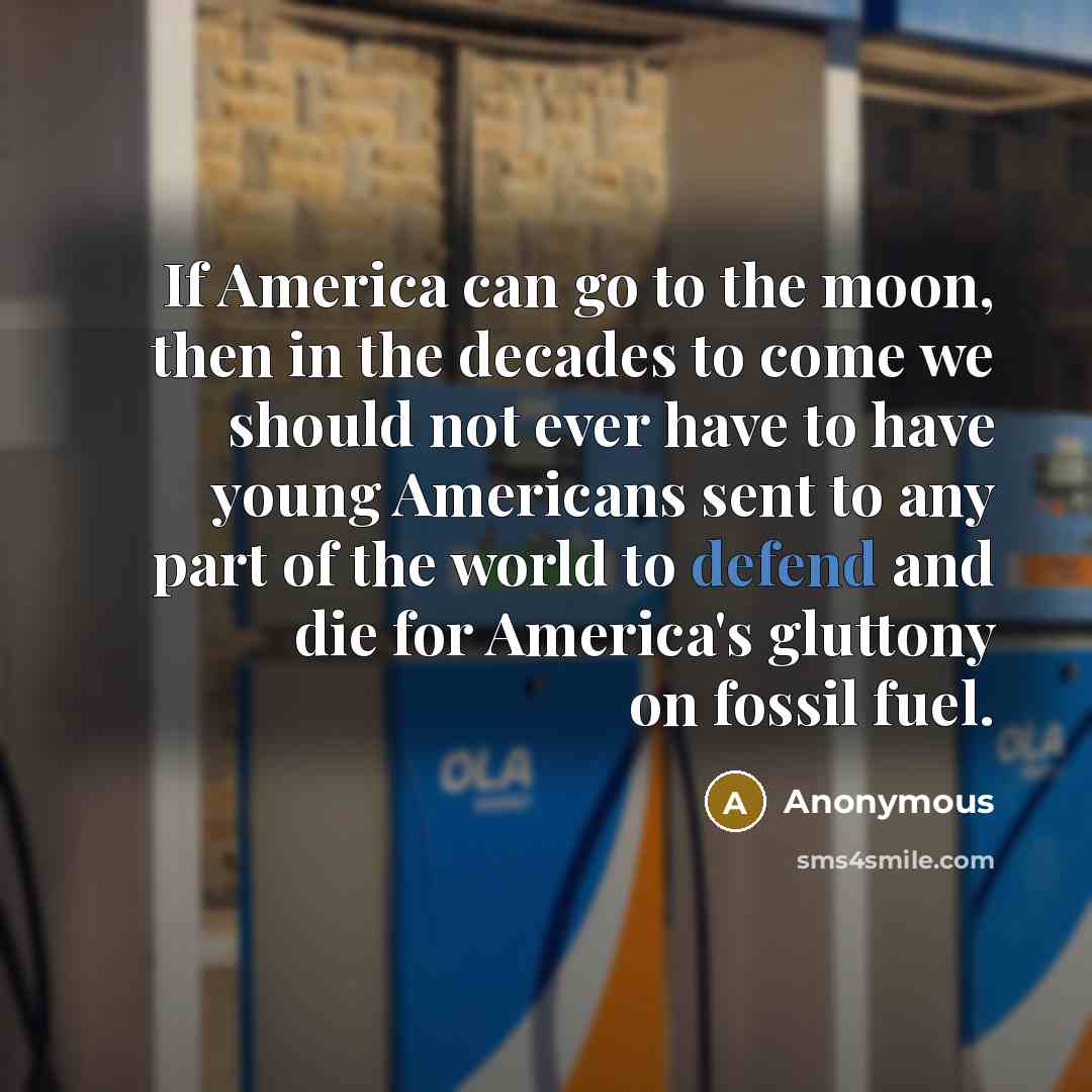 “If America can go to the moon, then in the…” quote by Anonymous
