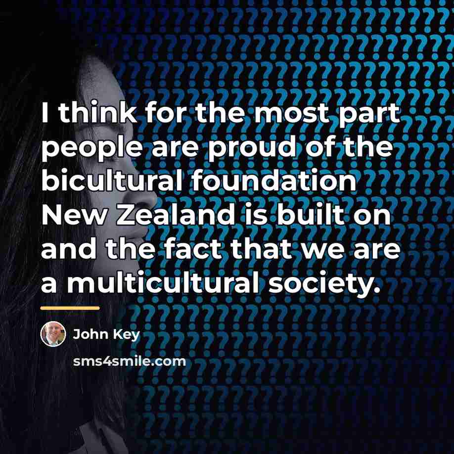 “I think for the most part people are proud of…” quote by John Key