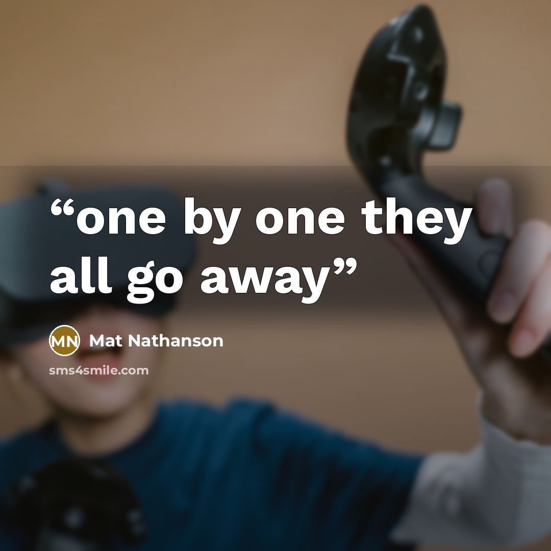 “one by one they all go away” quote by Mat Nathanson