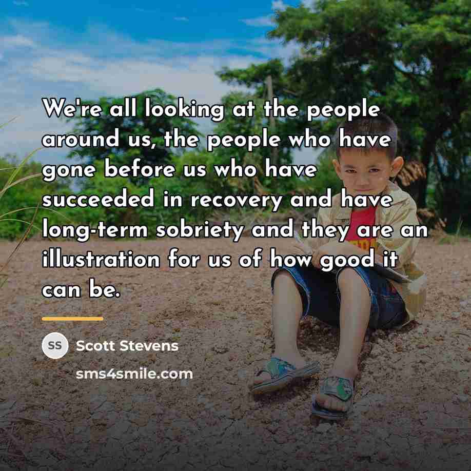 “We're all looking at the people around us, the people…” quote by Scott Stevens
