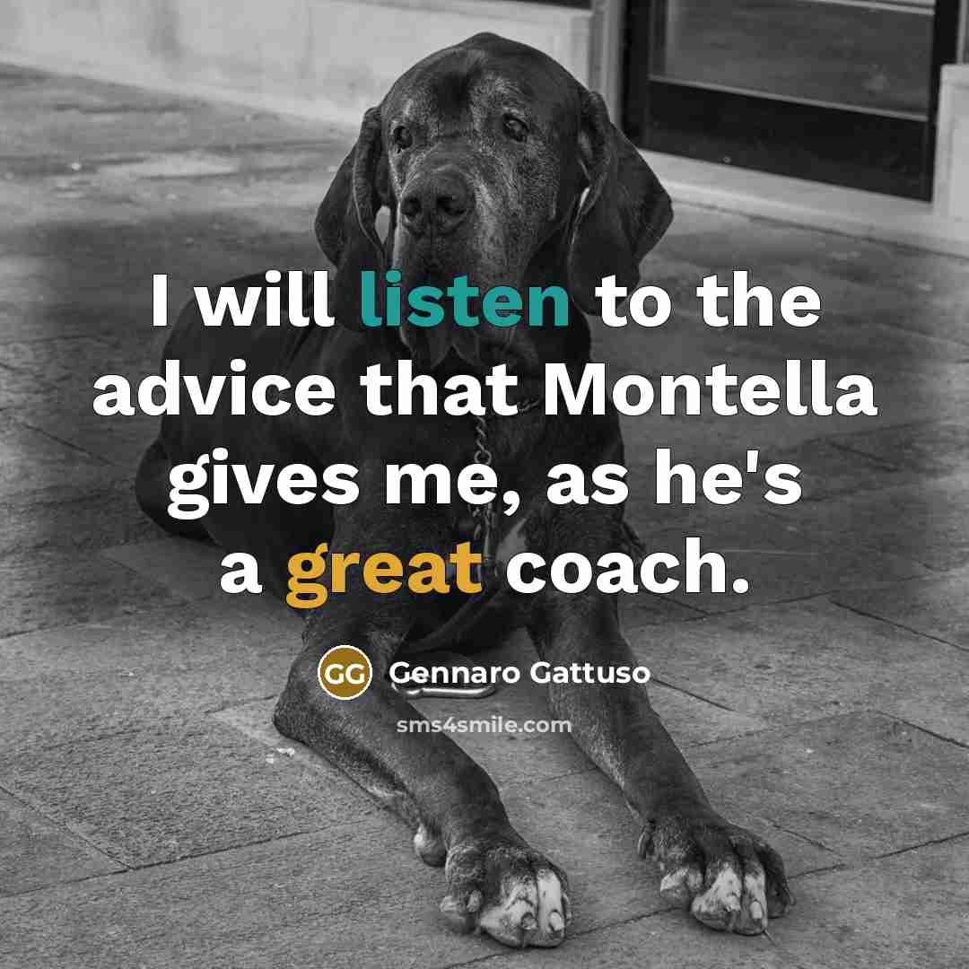 “I will listen to the advice that Montella gives me,…” quote by Gennaro Gattuso