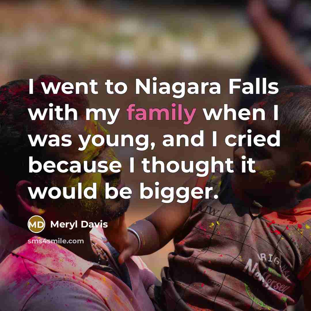 “I went to Niagara Falls with my family when I…” quote by Meryl Davis