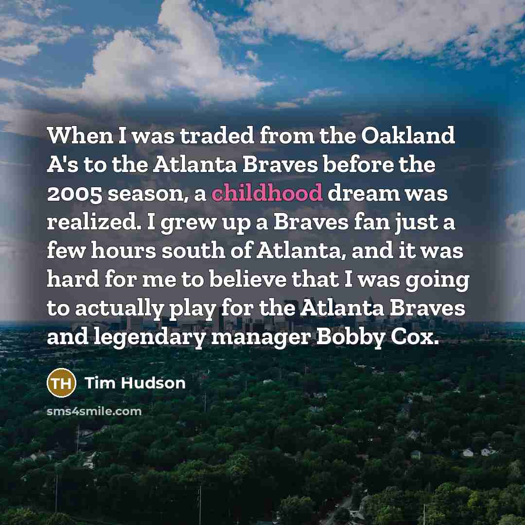 “When I was traded from the Oakland A's to the…” quote by Tim Hudson
