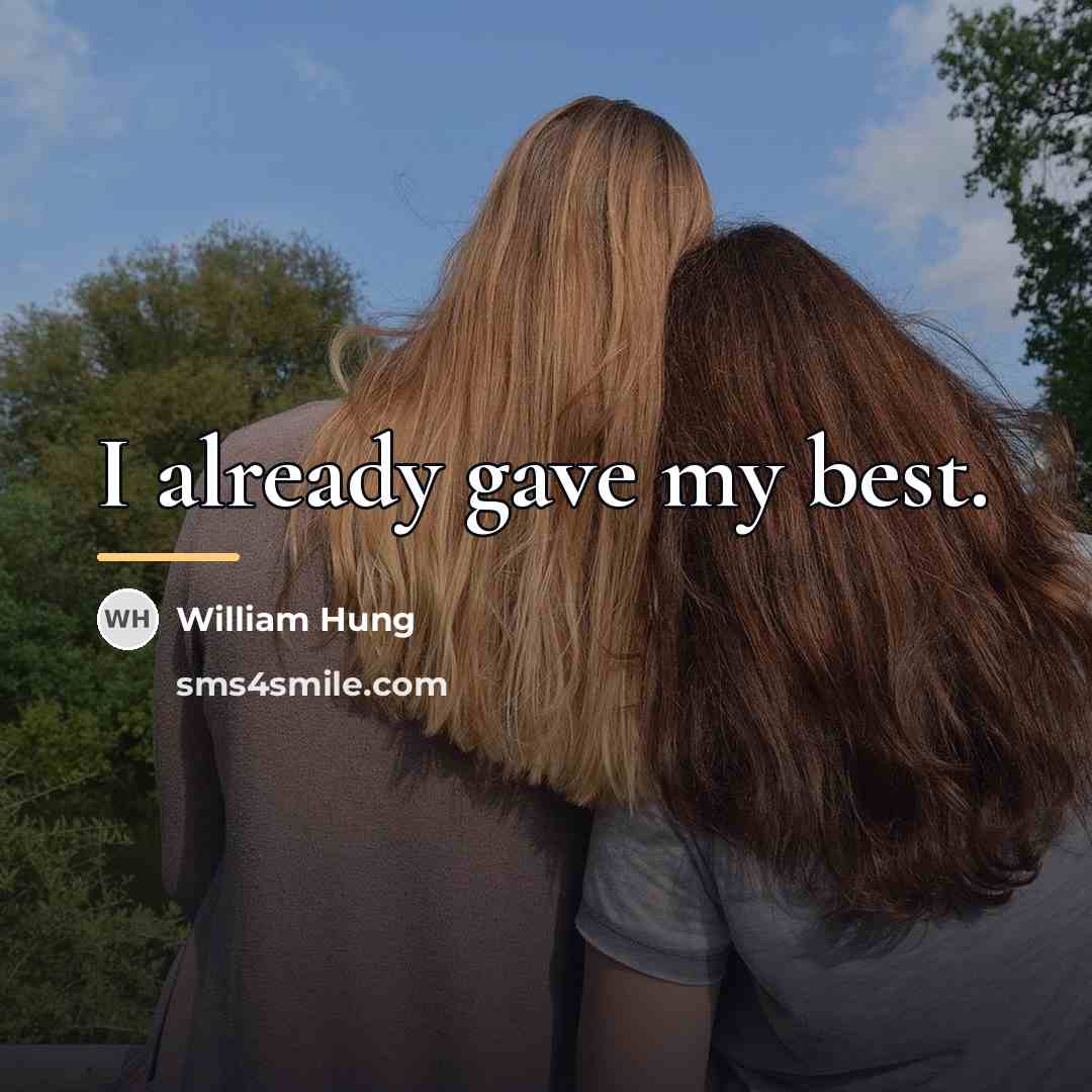 “I already gave my best.…” quote by William Hung
