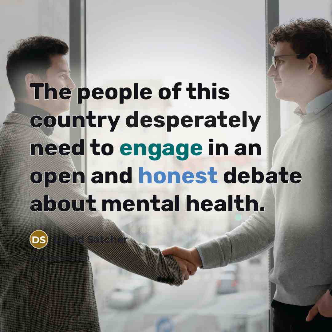 “The people of this country desperately need to engage in…” quote by David Satcher