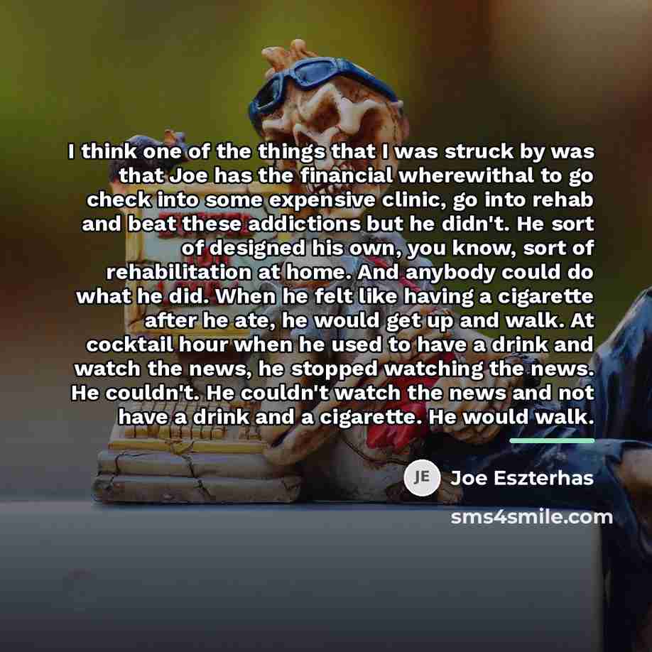 “I think one of the things that I was struck…” quote by Joe Eszterhas