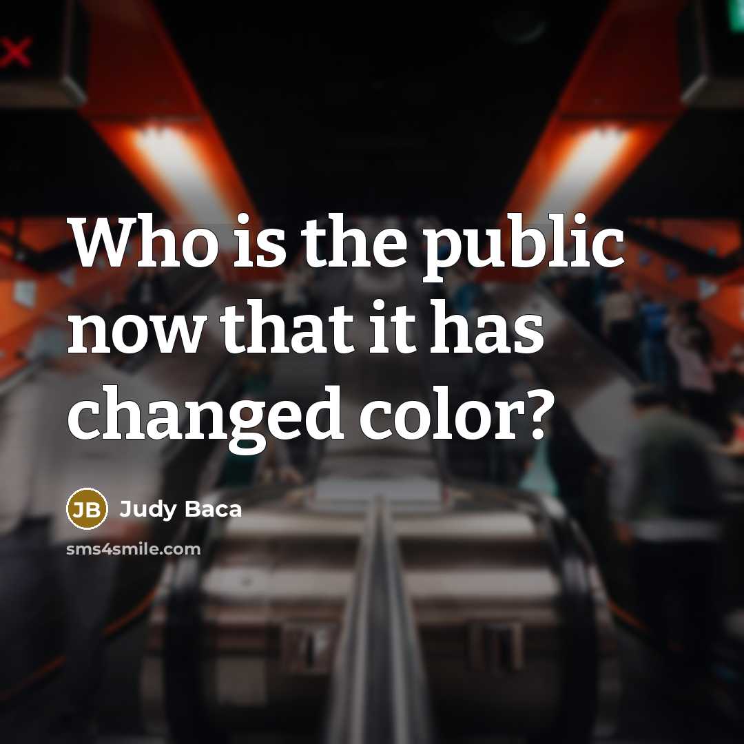 “Who is the public now that it has changed color?…” quote by Judy Baca