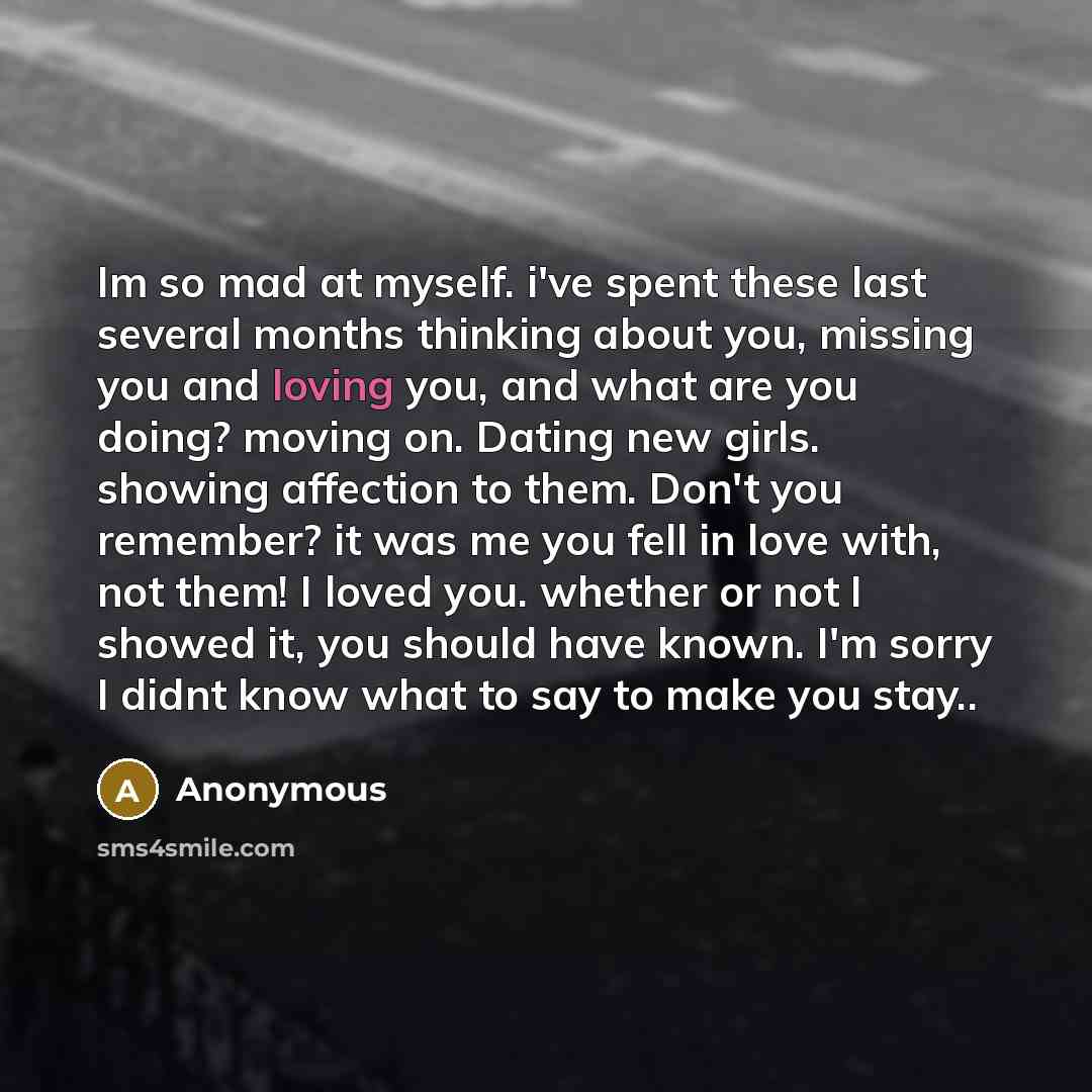 “Im so mad at myself. i've spent these last several…” quote by Anonymous