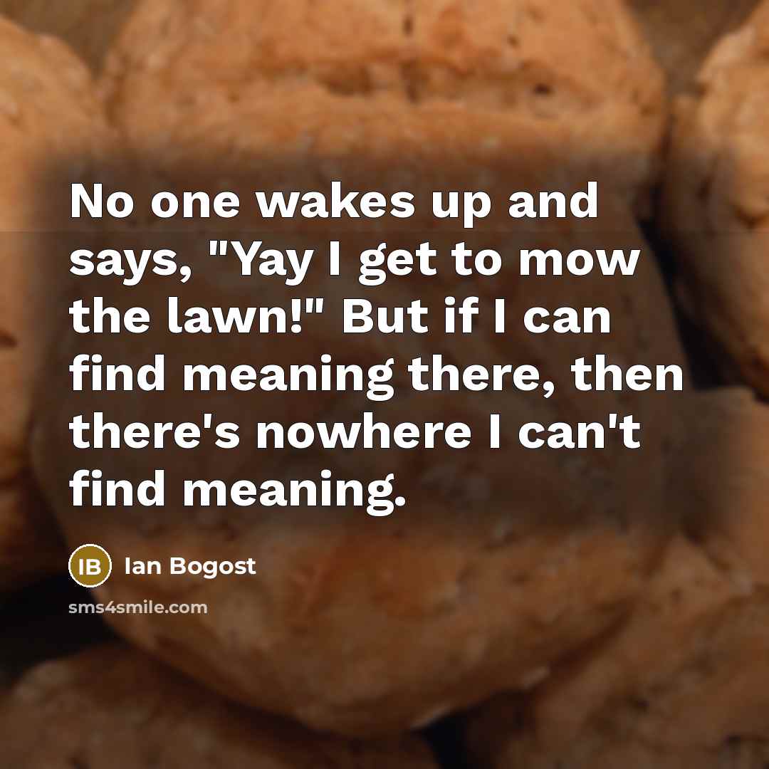 “No one wakes up and says, "Yay I get to…” quote by Ian Bogost